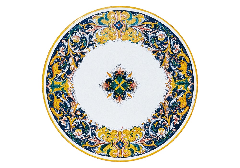 tavolo da giardino decoro Grandi Maioliche