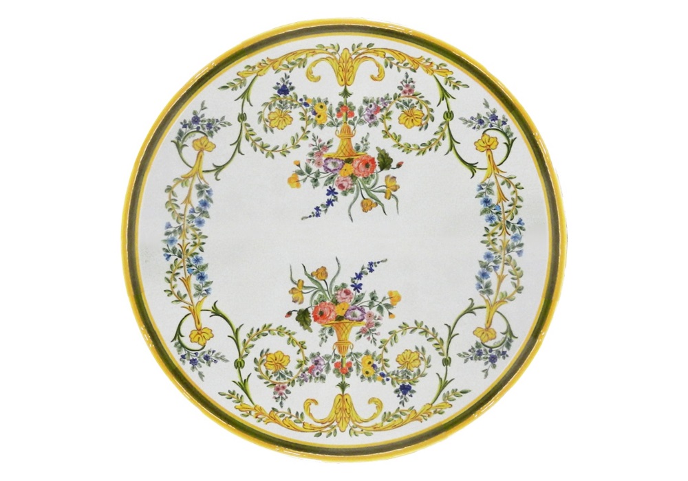 tavolo da giardino decoro settecento