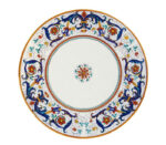 tavolo decorato Deruta da giardino -particolare1