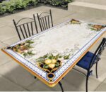 Tavolo in pietra lavica da esterno 180x90 cm Patio