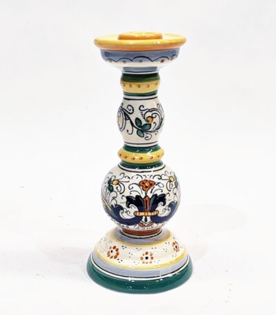 candeliere portacandele ceramica Ficola Deruta 4