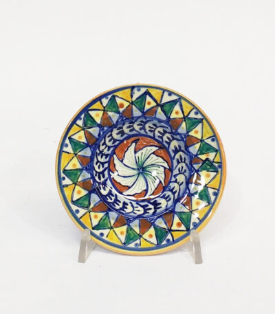 piatto in ceramica decoro Deruta Ficola 8